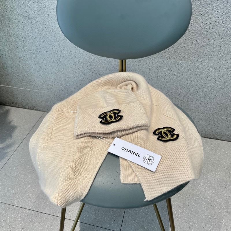 Chanel Caps Scarfs